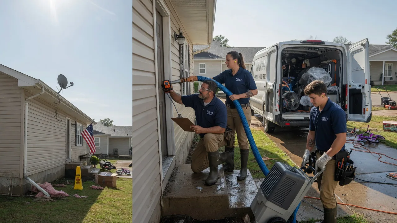 Ceiling Water Damage Restoration in Petrolia, TX near me